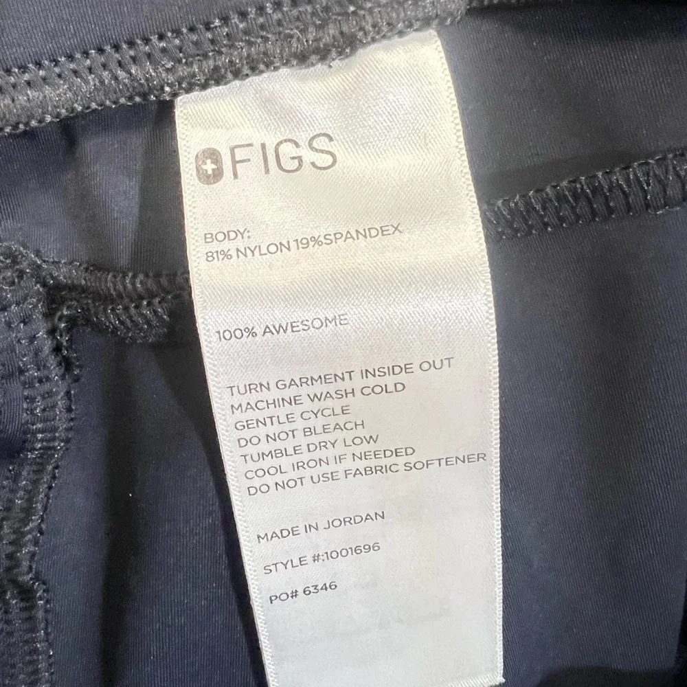 FIGS Technical Collection Men’s Sz XL Norris Straight Leg Navy Blue Scrub Pants
